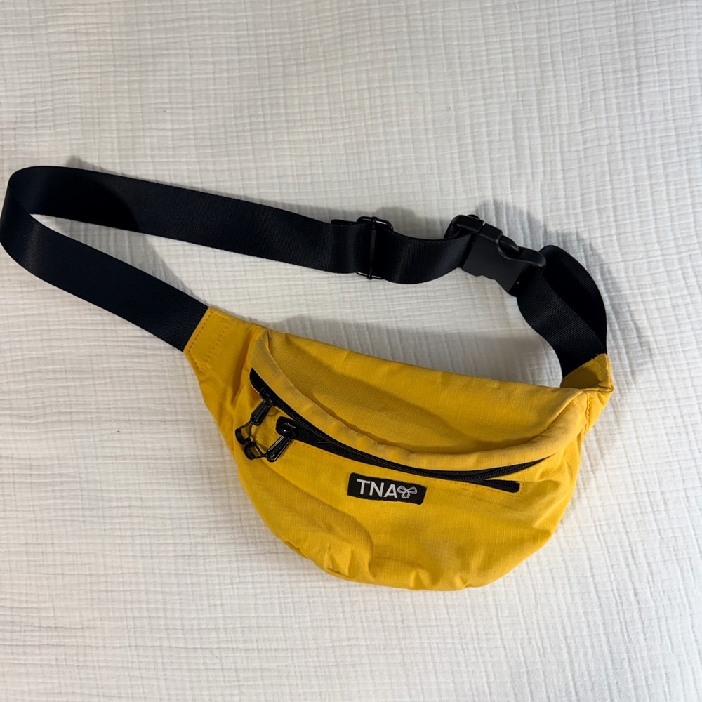 Aritzia TNA Belt Bag Yellow